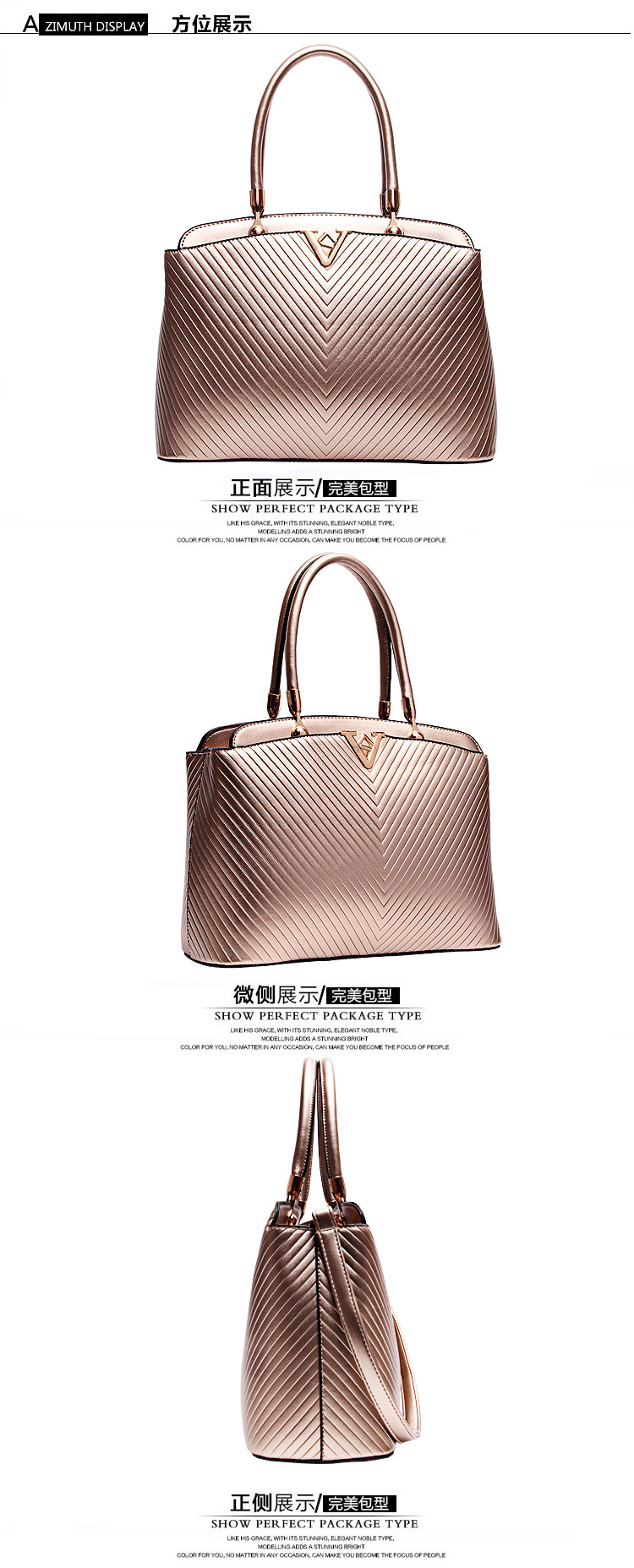 HOT 2015 Fashion Women Genuine Leather Handbags Famous Brand Cowhide