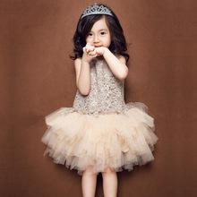 2016 lace tutu dress girls clothes dresses toddler lace prom children clothing little girl summer 2016 04