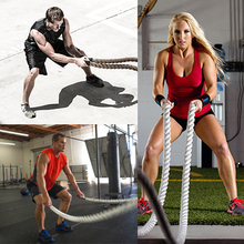 1.5” * 30’Poly Dacron Power Training Rope Battle Ropes Gym Workout Training Rope fitness training rope 30ft sports exercise