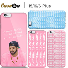 Cute Popular Mobile Phone Shell skin Drake Case for capinhas iPhone 5s 6 6s PLus Hotline bling Cases You used to call me