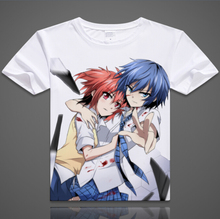 Free shipping High quality Naruto short sleeve Akuma no Riddle T shirt Kakashi itachi sasuke gaara Japanese anime T-shirt