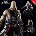 Hot PLAY ARTS PA The Assassins Creed 4 Connor Kenway PVC Action Figure Statue Doll Toy