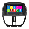 Touch screen car Radio dvd player Multimedia player For Peugeot 207 with GPS car steering wheel