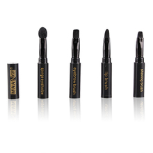2015 New 4 Pcs Black Professional Makeup Cosmetic Tool Foundation Eyeshadow Eyeliner Lip Brushes Set Kit 6FBK