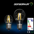 led bulb e27 light filament of glass bulb g45 220 v 240 v 4W 6W lamp