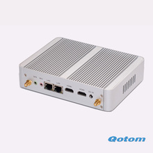 Qotom mini pc Qotom-M150S 8G ram 64G SSD celeron N3150 6*USB 2*Lan 2*H-D-M-I blu-ray streaming media players