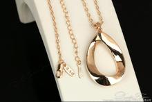 Vintage CZ Diamond Necklaces Pendants 18K Rose Gold Plated Fashion Brand Rhinestone Jewellery Jewelry For Women