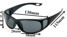 2015 New Brand Designer Sun glasses Snowing Cycling Fishing Polarized Sunglasses Men Brown Anti UV Glasses