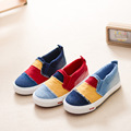 2016 Spring New Children Shoes Boys and girls Canvas Shoes Child Casual Fashion Shoes Spell Color