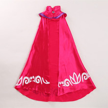 2-15T New Elsa Cape for Girl Dress Queen Coronation Children Cloak Cartoon Movie Cosplay Costume Baby Kids 2015 Brand Halloween