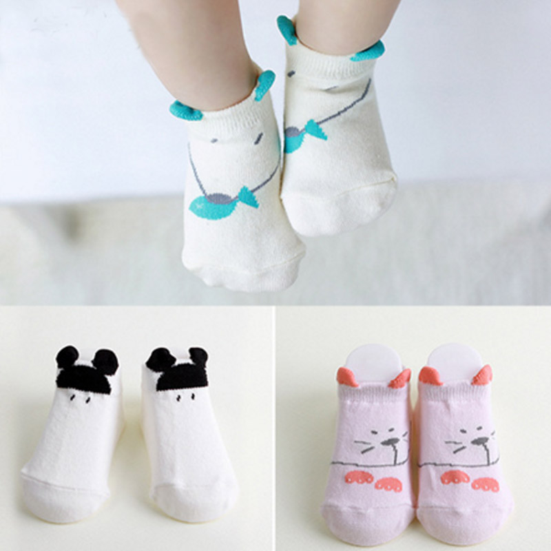 Newborn Baby Girl Non-slip Socks New Born Boys Socks 2016 Baby Socks Anti Cartoon Slip Warm Socks For Baby YY1114