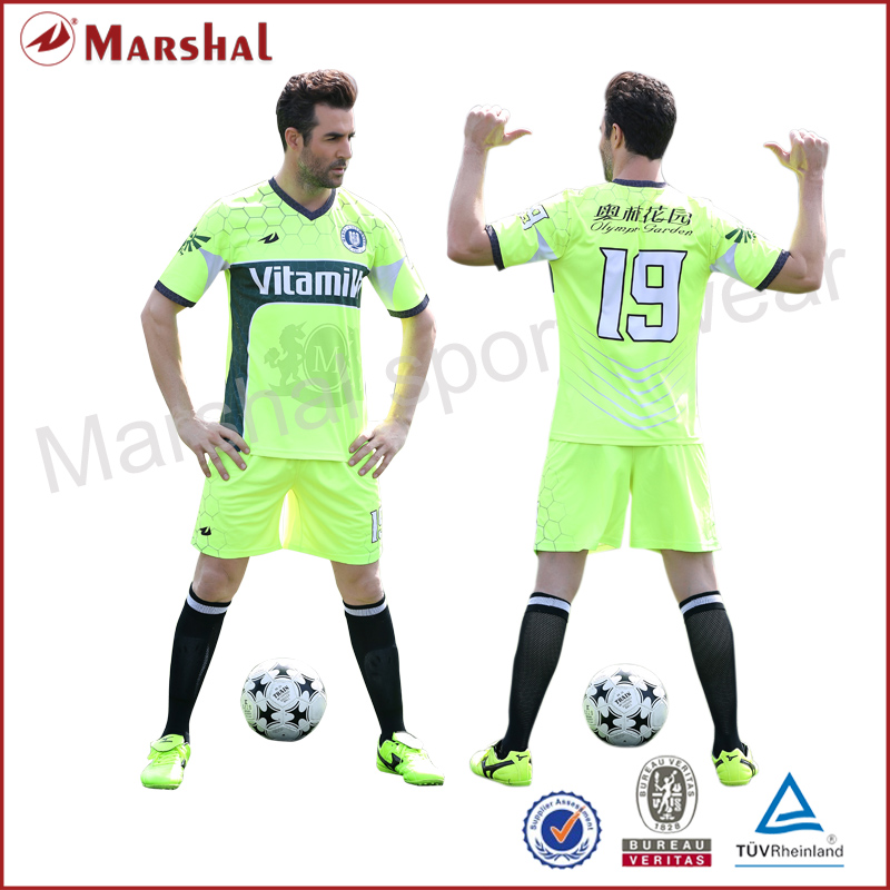 Green Soccer Uniform 23