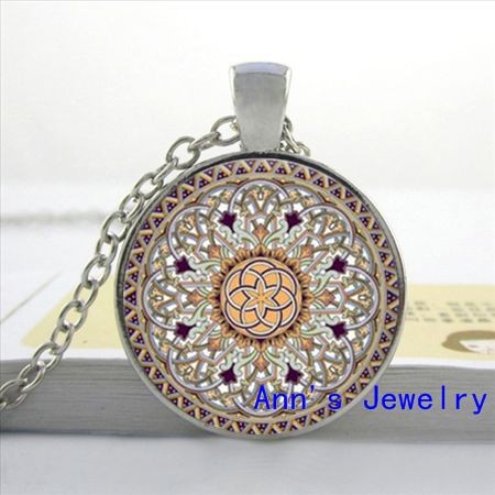 Celtic Jewelry - Celtic Pendant Glass Pendant Necklace - Celtic Decoration