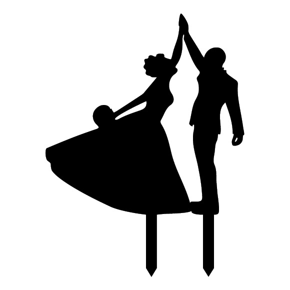 Wedding Man And Woman Silhouette Dancing 59