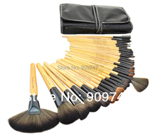 2014 HOT, Professional 32 pcs Cosmetic Make Up Brush Sets tools  Makeup Brush Set tools Makeup Toiletry Kit tools free shipping