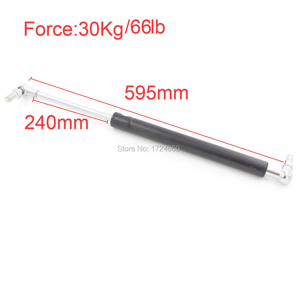 30KG 66lb Force Auto Gas Spring Damper 240mm Long Stroke Hood Lift Support Auto Gas Spring