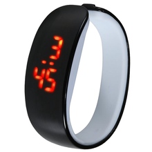 NEW Sports Mens Womens watch Dolphin Shape Digital LED Watch Silicone Rubber Bracelet Watch