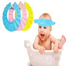 2015 Hot Adjustable EVA Soft Baby Shampoo Shower Cap Baby Care Bath Protection For Kid