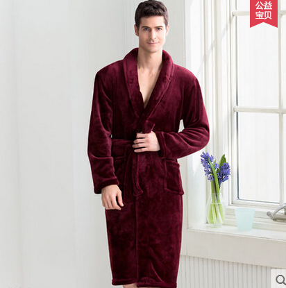 Fleece lounging robes