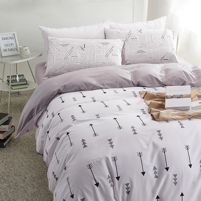 High count density cotton Duvet covers set,White bedding set,Double single duvet covers Twin/Queen/King size,bedclothes #HM4528
