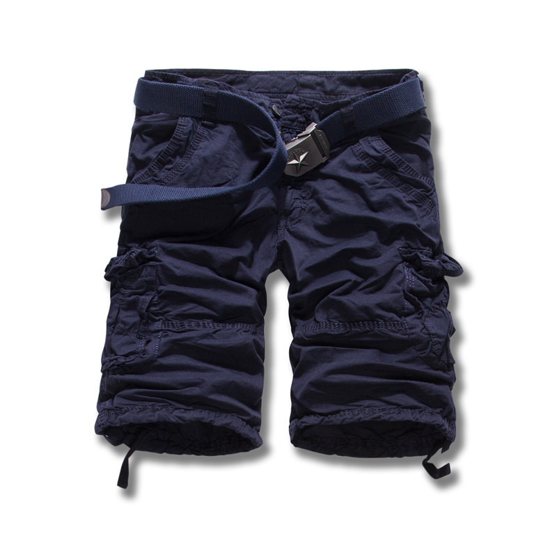 New 2015 Summer Men\'s multi-pocket Shorts Loose Be...