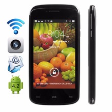 Original Cubot GT95 Cell Phone Dual Core MTK6572W, Cortex A7 Android 4.2 4 Inch TFT 800 x 480 pixels ROM 4G 5.0MP Dual Camera
