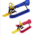 Children Adult Snow Slide Plate Sled with Steering Wheel Safe Foot Brake XQ05 Snow Sled