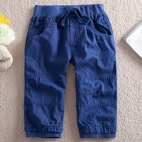 2/6T blue short pants for boys,kid fashion trousers,baby clothes,children pants,All children\'s clothes and accessories