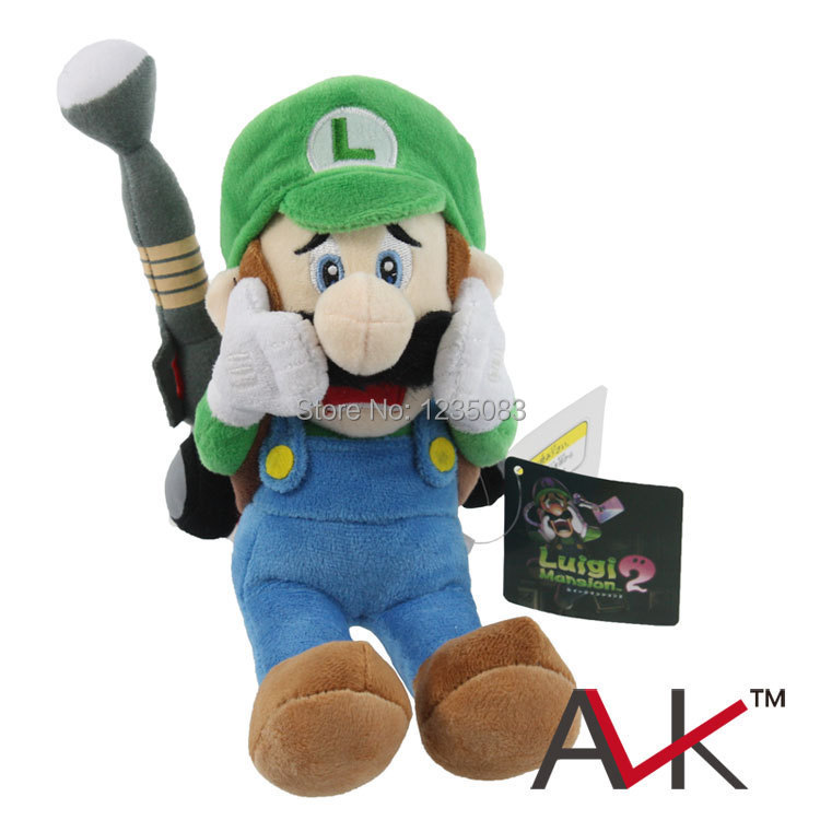 stuffed luigi doll