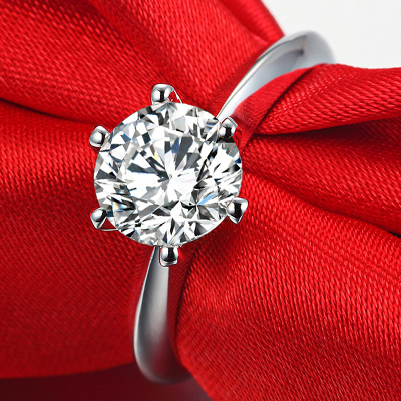 hot selling women 6mm cz diamond inlaid wedding rings bridal engagement party jewelry ring size 16 - Selling Wedding Ring hot selling women 6mm cz diamond inlaid wedding rings bridal engagement party jewelry ring size 16 - Selling Wedding Ring