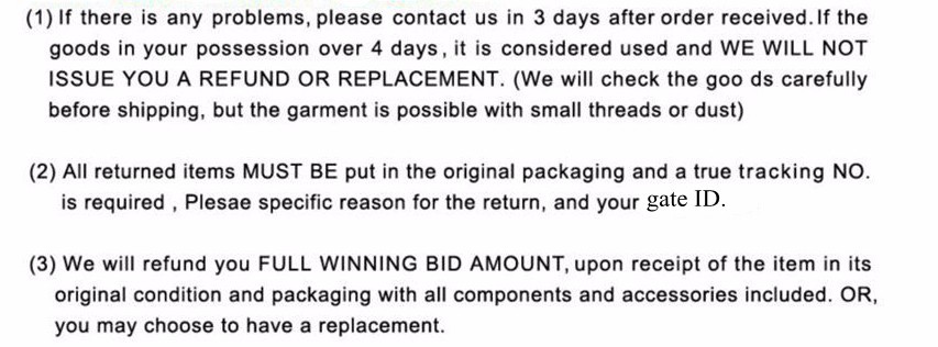 refund instructions