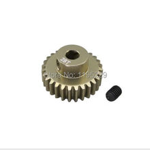 Aleación 7075 revestimiento duro 48 P Motor Gear 28 T para 1/10 RC Car Axial SCX10 AX10 HSP
