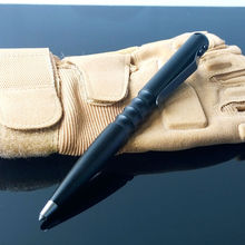 Multi functional Tactical Self Defense Pen Survival Portable Outdoor Tool Aluminum Alloy Black Color