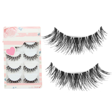 2015 New 5 Pairs Black Cosmetic Cross False Eyelash Soft Long Makeup Eye Lash Extension 6FAR