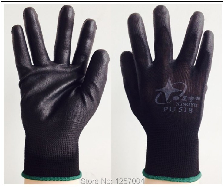 pu518 black work gloves