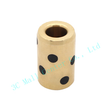 DIY 3d printer parts 8mm x15mm x24mm bearing self-lubricating oilless bearing composite copper sleeve for 8mm linear shaft