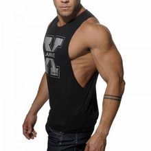 ADDICTED Men s Sexy Tank Tops Male Fashion Gym Vest Designed X Sports Exercise Tops Tees