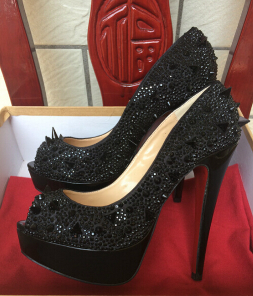 Red Sole Peep Stud Promotion-Shop for Promotional Red Sole Peep ...