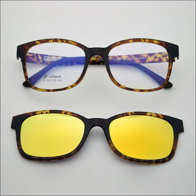Super light polarized glasses frame with magnet coated clamping piece set of glasses myopia glasses lens sunglasses jkk72 woman