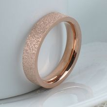Top Quality 18K Rose Gold Plated Ring Vintage Wedding Rings Full Sizes Polish Rings for Women