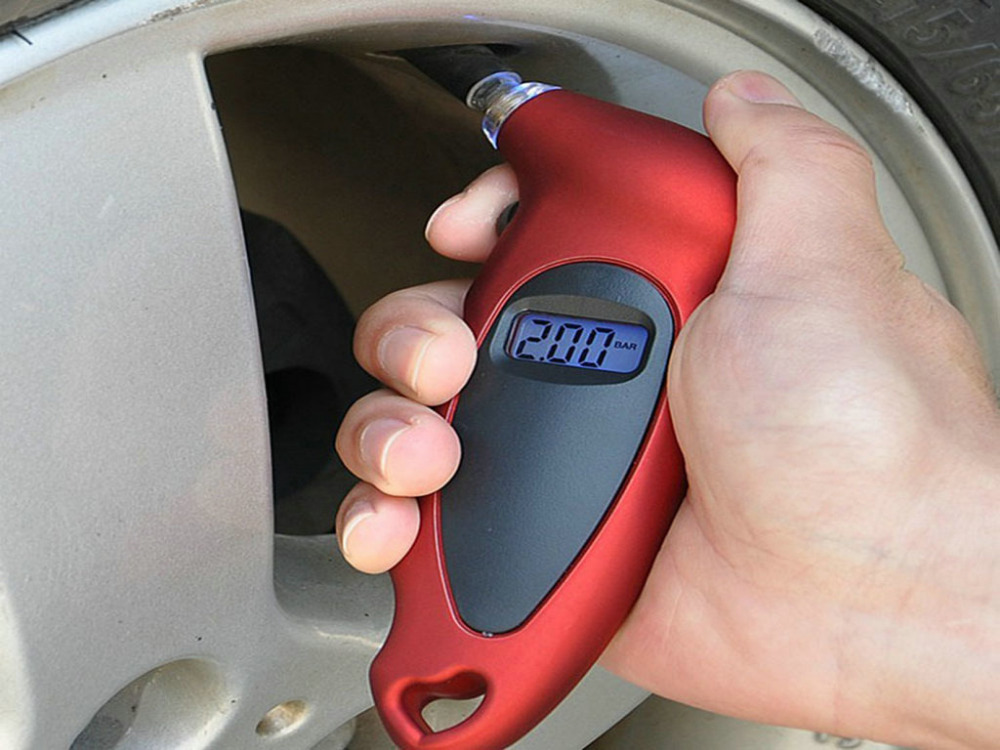 Bicycle Bike Car Tire Diagnostic LCD Display Universal Car Digital Tire Pressure Tool Gauge