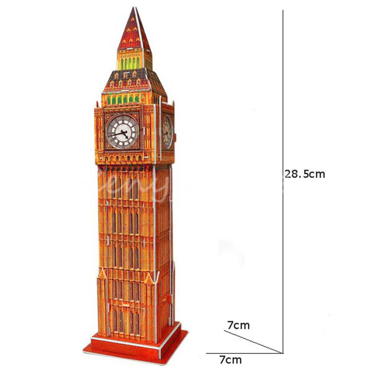 наиболее яркие картонный головоломки модель 3d головоломка Биг Бен  Рождественский подарок игрушку интеллигентая(ый) игры ребенка день рождения  малыша | Отзывы покупателей nazya.com