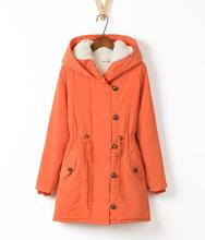 XL 4XL Plus Size New Autumn Winter Keep Warm Flocking Jacket Long Sleeve With Hat Women