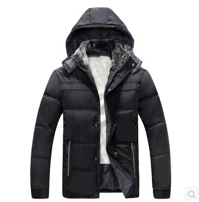 Free shipping outdoors Thickened hooded Cotton padded clothes winter jacket men parka men man jacket casual