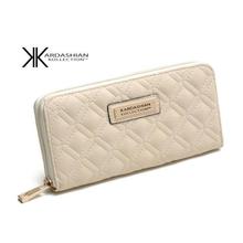 Hot Selling Kk Wallet Long Design Women Wallets PU Leather Kardashian Kollection High Grade Clutch Bag