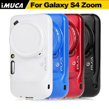 IMUCA Fashion Cute Color Gel Soft TPU Cover Case For Samsung Galaxy S4 Zoom C101 + Free Screen Protector with retail Package