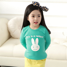 New Design Infants Cute long sleeve Cartoon T shirt ,kids Boy girls T-Shirt Autume Spring Tops & Tees