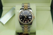 Relojes Men ‘s 36 mm reloj de calidad superior de lujo del zafiro Datejust 116234 Black Dial acero inoxidable hombres automáticos del reloj