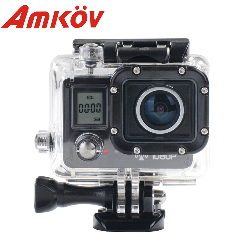 AMKOV AMK5000S Outdoor Wifi Action Sports Camera Camcorder Digital Cam Video HD DV Car DVRWaterproof 30M Shockproof 20MP 1080P AMKOV AMK5000S Outdoor Wifi Action Sports Camera Camcorder Digital Cam Video HD DV Car DVRWaterproof 30M Shockproof 20MP 1080P