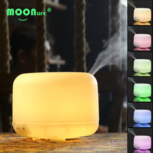 Moollife 500ml 7 Color Dry Protect Diffuseur Huile Essentiel Ultrasonic Essential Oil Aroma Diffuser Air Humidifier Mist Maker